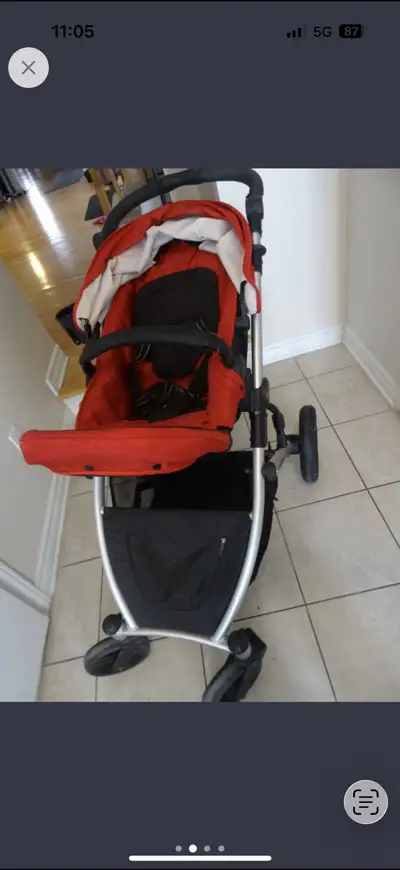 Britax Stroller - Excellent Condition - Red/Black, View more