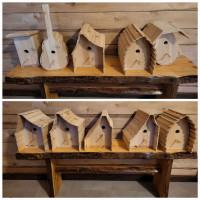 Cedar birdhouses...$25