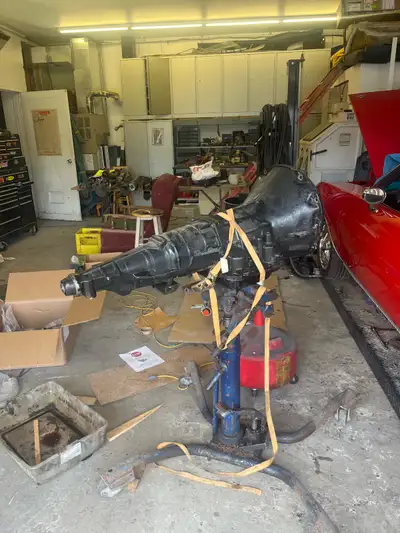 For sale or trade for rwd 4l60, 4l80, 6l90 trans. Transmission for a mopar e body, cuda, challenger....