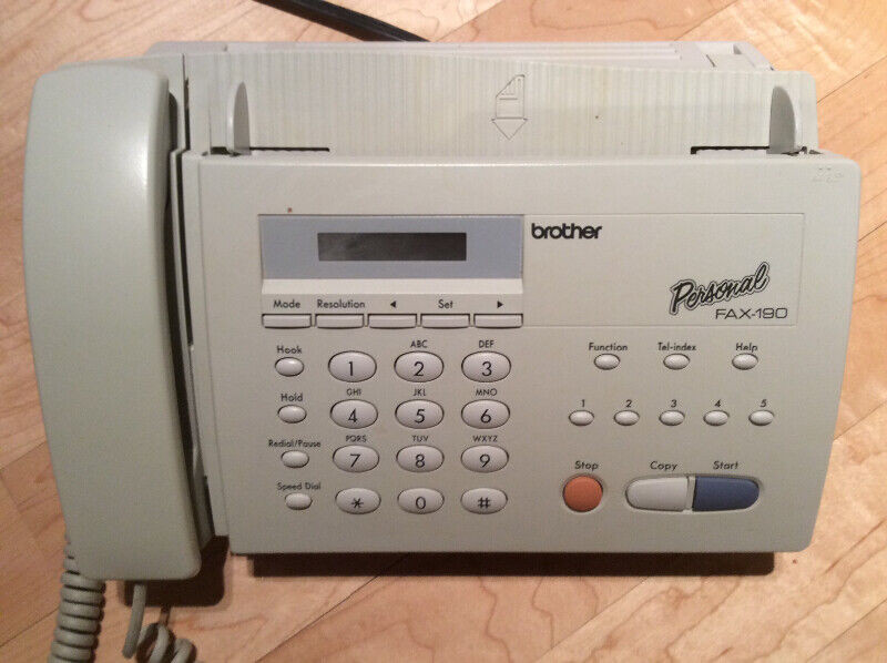 Télécopieur / Téléphone Brother personal fax 190 | Appareils électroniques  | Longueuil/Rive Sud | Kijiji