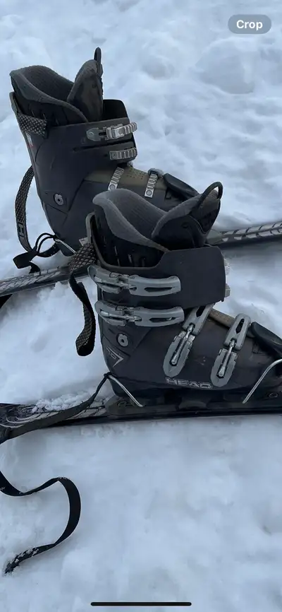 Skiis + Boots (size 9) + Ski Bag, View more