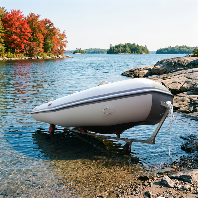 12 ft inflatable boat great for fishing and family use in Fishing, Camping & Outdoors in Gatineau - Image 4