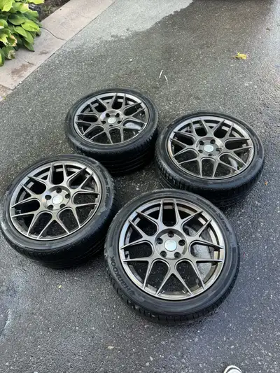 18 inch rims Audi rims Audi rims S line rims Audi wheels SPORT RIMS - Bronze colour, Set of 4 - 5x11...