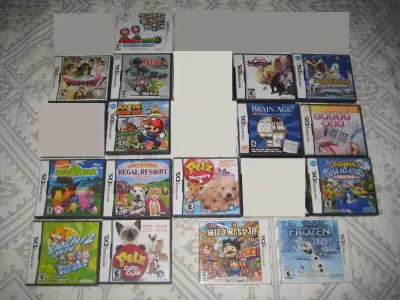 NINTENDO DS AND 3DS GAMES, View more