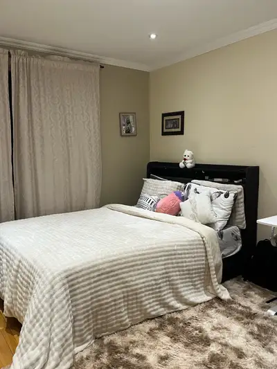 Hello , my name is Sarah , I am subletting my room for a female person in a 3 bedroom apartment, as...