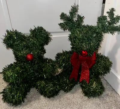 Hand made christmas decoration Christmas reindeer | Christmas bear Reindeer - $50 Bear - $50 10 inch...