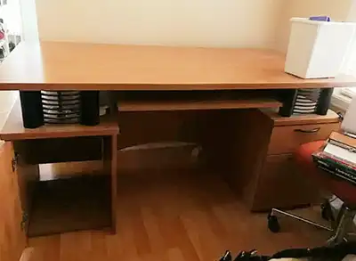 Strong Computer Desk and Free Chair, View more