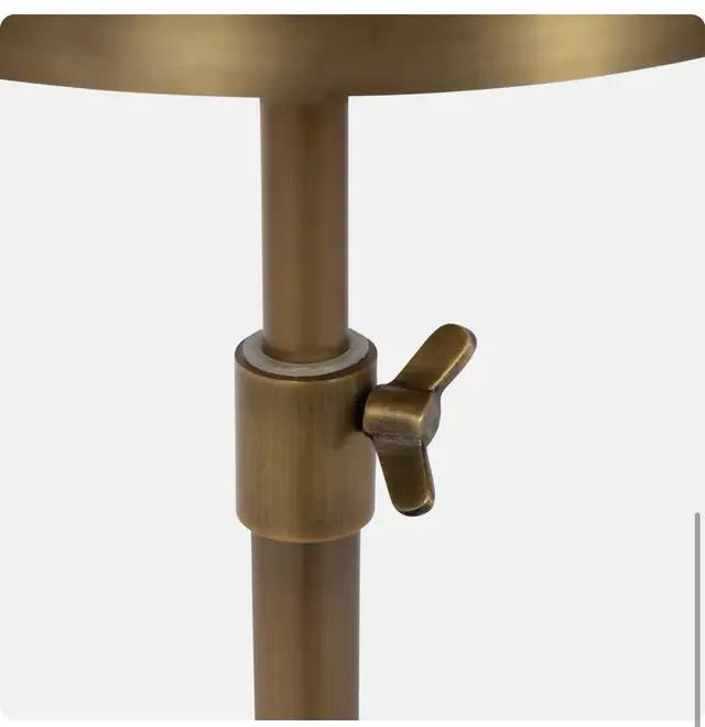 Hansjochen Sunburst Adjustable Accent End Table in Other Tables in Oshawa / Durham Region - Image 4