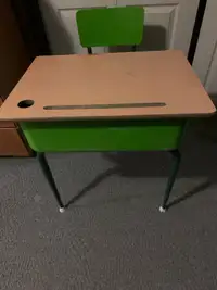 School Desk with Seat attached 