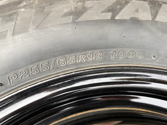 Bridgestone Blizzak P255/65R18 Winter Tires in Tires & Rims in Vernon - Image 4