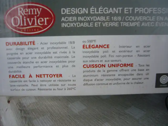 WORK " RÉMY OLIVIER " NEUF in Other in Québec City - Image 4