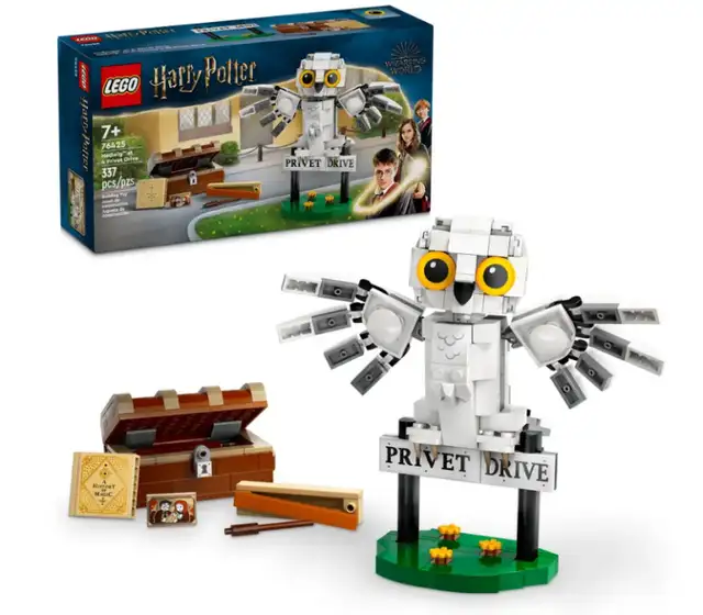 LEGO Harry Potter Hedwig at 4 Privet Drive (Set 76425)  337 PCS63760490041089121