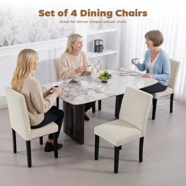Modern rubberwood legs Kitchen dining Chair in Chairs & Recliners in Markham / York Region - Image 4
