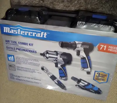 New Power Air Tool Combo kit with 71 Accessories $154, View more