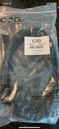 C2G 6 feet display port cable 