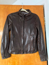 Veste de cuir pour femme M0851 (taille US/CAN 2, JAP 5, XXS/TTP)