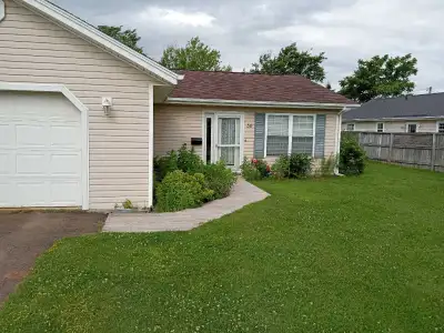 3 bed 1 bath semi furnished Charlottetown house with attached garage in great neighborhood available...