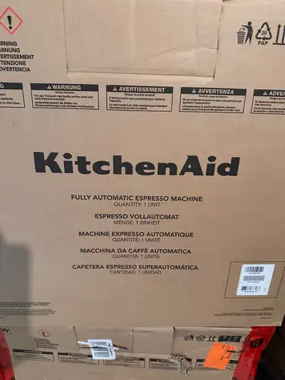 I have a BNIB KF7 espresso machine for sale in silver color. I received this directly from KitchenAi...
