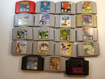 Nintendo N64 Video Games  - Prices in the Description, View more