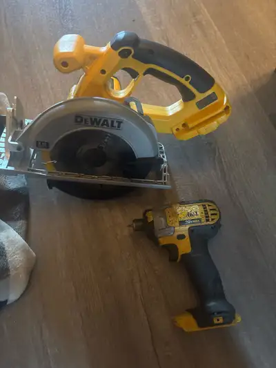 DeWalt Circular Saw and Impact Driver, View more