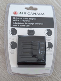 New Air Canada Universal Travel Adapter