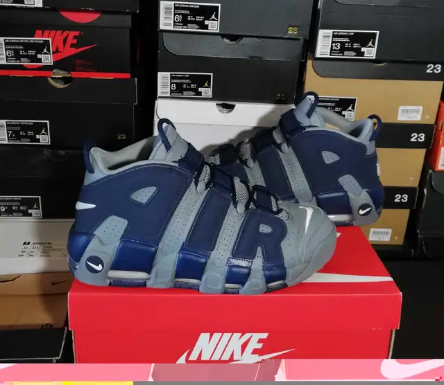 NIKE AIR MORE UPTEMPO '96 MIDNIGHT NAVY MEN'S SZ11 BRAND NEW  in Men's Shoes in Windsor Region - Image 4