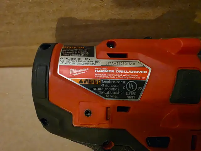 Milwaukee Tool 12V M12 1/2" Hammer Drill Brushless Subcompact in Power Tools in Windsor Region - Image 6