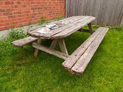 free patio picnic table