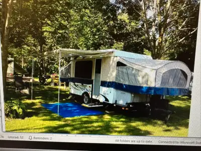2012 Coachmen Clipper Tent Trailer In very good condition. Interior open length 24’5”, U shape dinet...