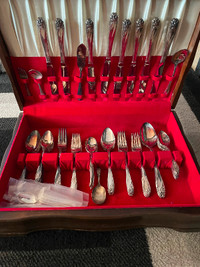 Cutlery silverware antique about 70 yrs old