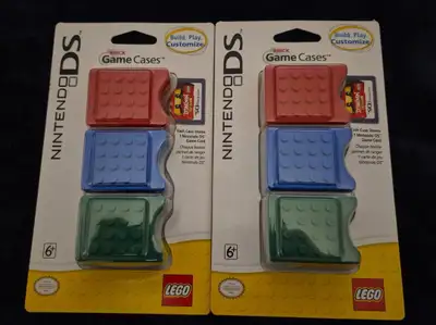 Nintendo DS Lego Brick Cases X2 (Brand New Sealed), View more