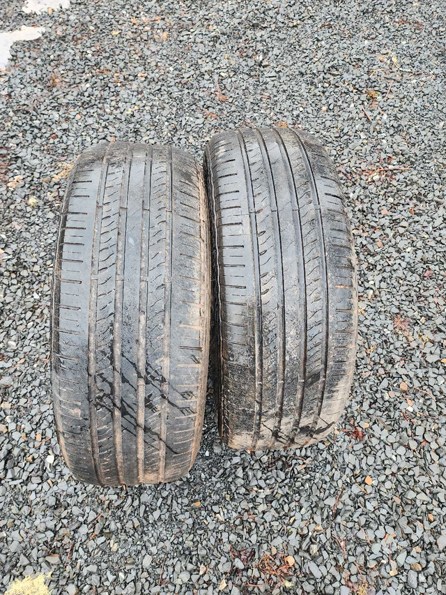 Two 205 60 r16 tires in Tires & Rims in Fredericton