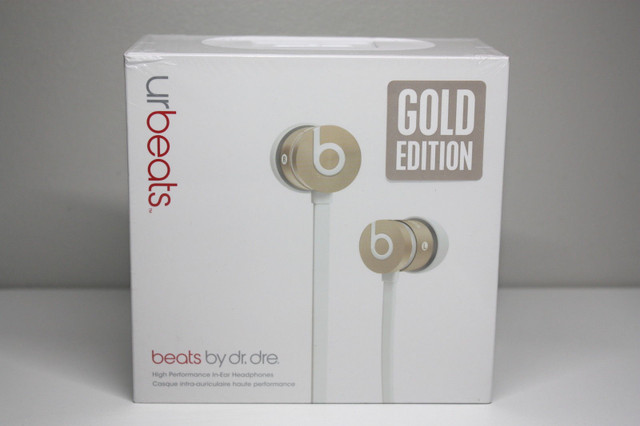 Urbeats 2.0 Gold Wired in ear Beats Headphones (OPEN BOX NEW) in Headphones in Regina