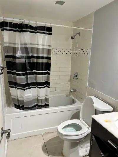 one bedroom in 2 bedrooms legal basement apartment