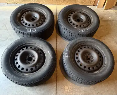 These are used winter steel rims with a 5x114.3 bolt pattern and an offset of ET43 They came off of...