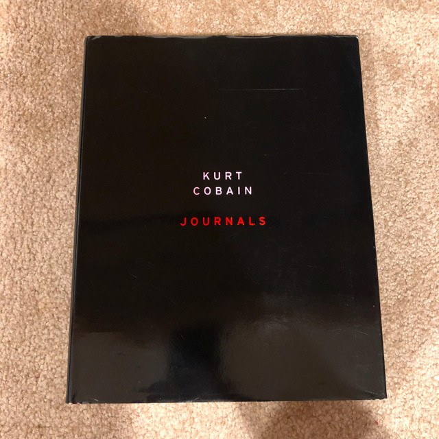 2002 Kurt Cobain 'Journals' Book Nirvana Hardcover in Non-fiction in Barrie