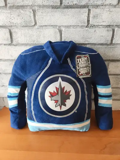 NHL Winnipeg Jets Team Jersey Cushion-New with tags, View more