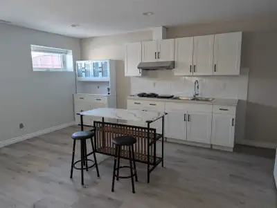 Basement Suite with Separate Entrance 1 Bedroom Private Bathroom Utilities Included Shared Laundry F...