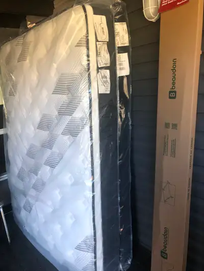 Brand New Queen Mattress, Boxspring and Frame, View more