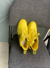 Yellow Nike F1s