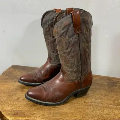 Durango vintage cowboy leather boots / homme, View more