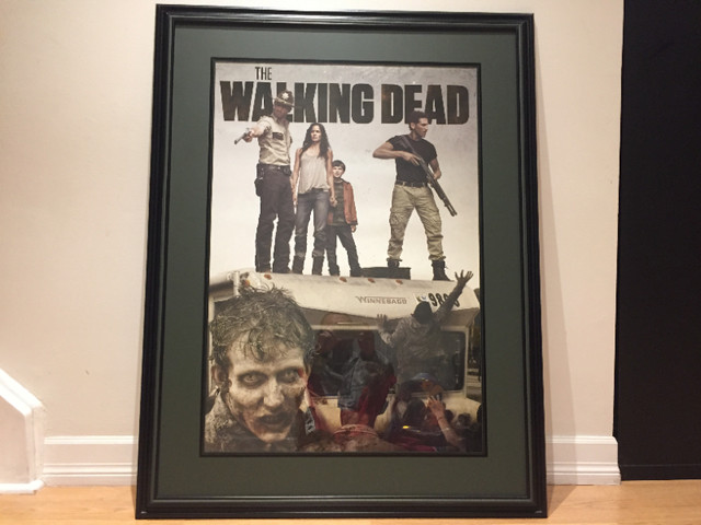 Home Decor Wall Art The Walking Dead Art Frame in Arts & Collectibles in Mississauga / Peel Region