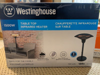 Brand new Westinghouse Table Top Infrared Heater
