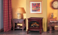 Traditional  400sp. ft Electric fireplace stone Red 