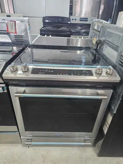 Maytag 30" Stainless Steel Slide-In Electric Ceramic Stove Oven , View more