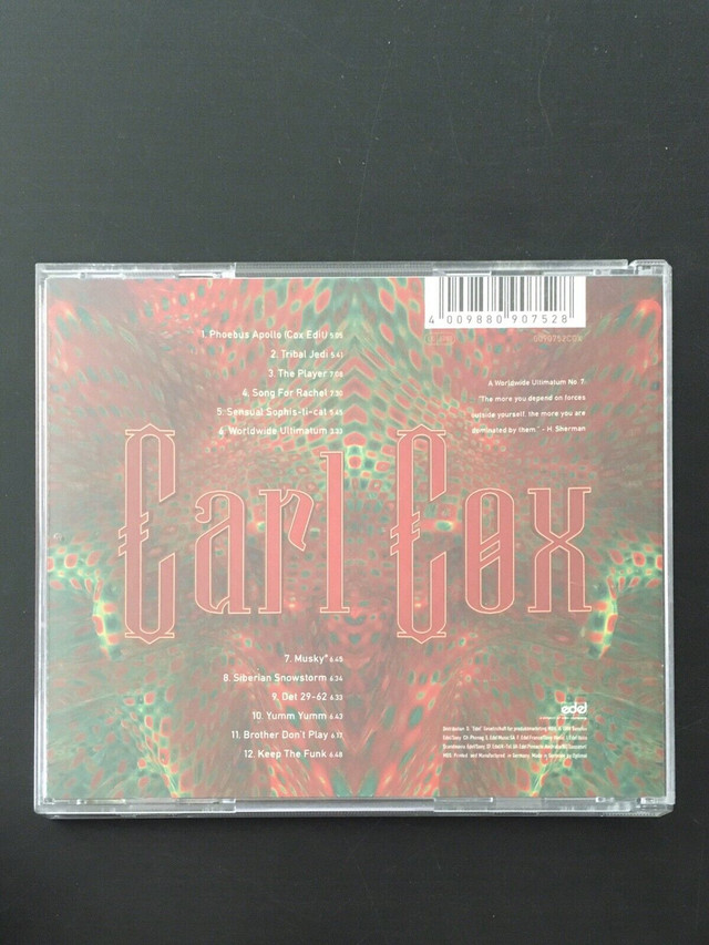 Carl Cox CD At The End Of The Cliche in CDs, DVDs & Blu-ray in Markham / York Region - Image 2