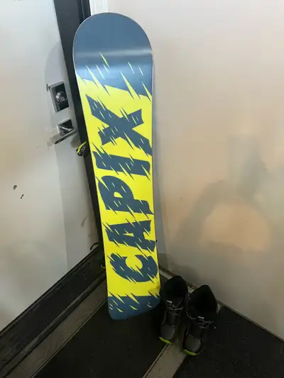 Capix Snowboard and Boots , View more