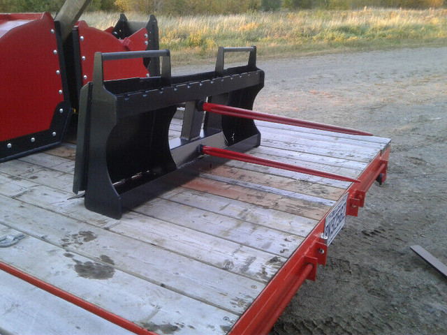 Fourches à palettes 2x1 combiné pic à balles - Skid Steer dans Pièces et accessoires pour équipement lourd  à Thetford Mines - Image 3