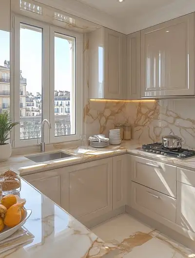 Modern Beige Kitchen Countertops, View more