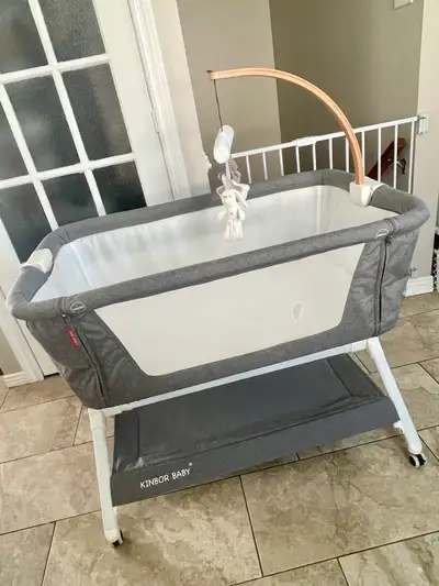 Bedside baby bassinet on wheels, View more